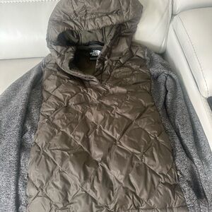 The North Face Olive Green Quilted Vest